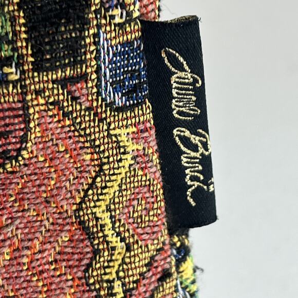 Vintage Laurel Burch Tapestry Shoulder Bag Purse Adjustable Buckle Strap Y2K - Picture 6 of 11